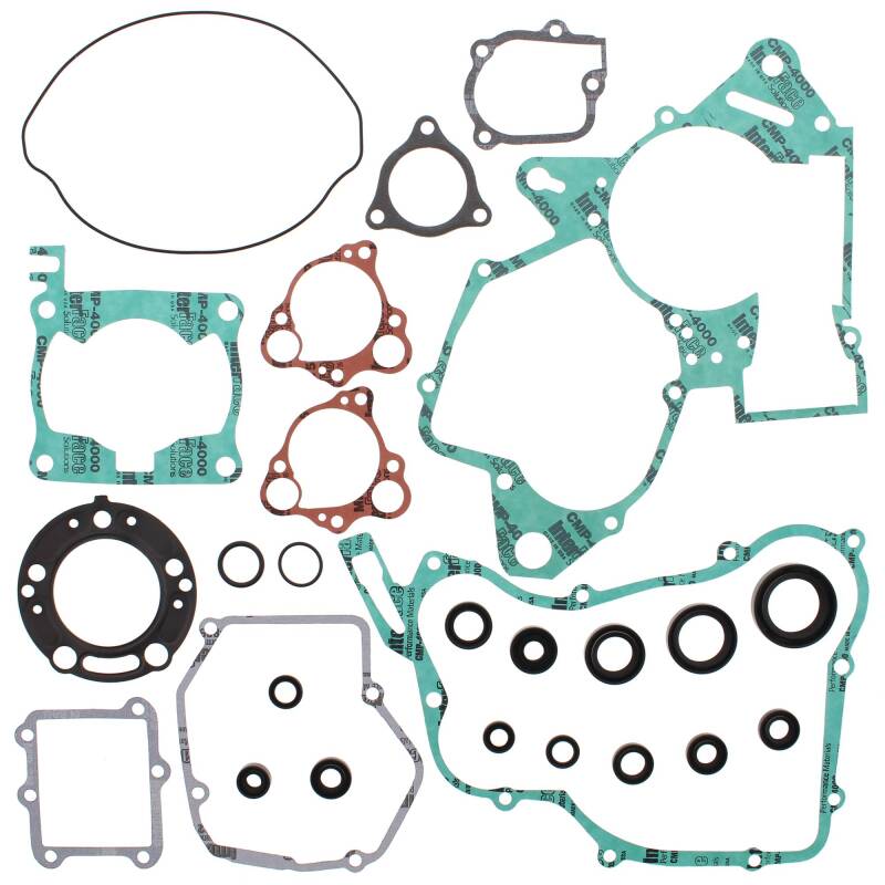 Honda CR125R Complete Gasket Kit - Vertex Pistons - Includes Oil Seals - 2003